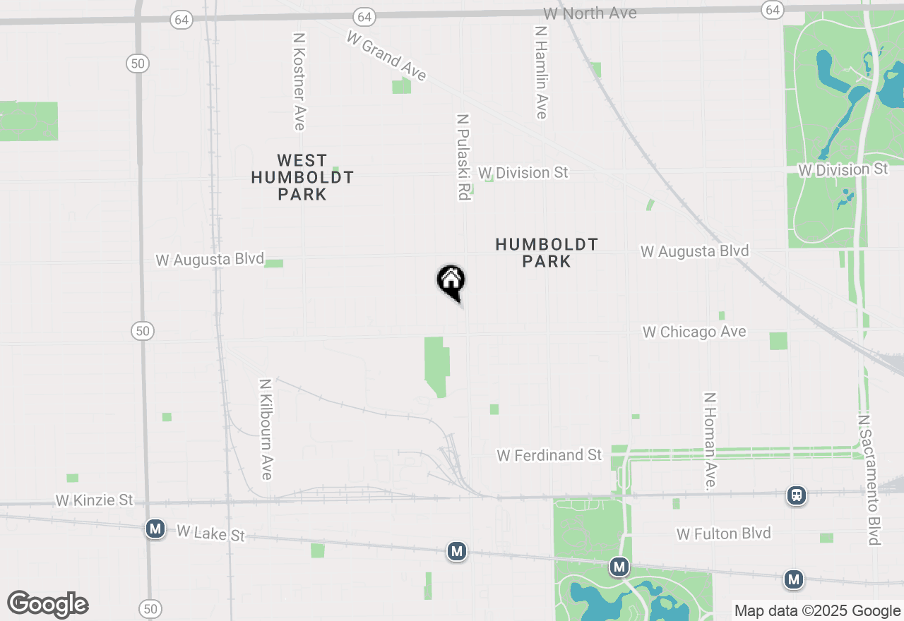 Map of 835 N Keystone Avenue, Chicago, IL 60651