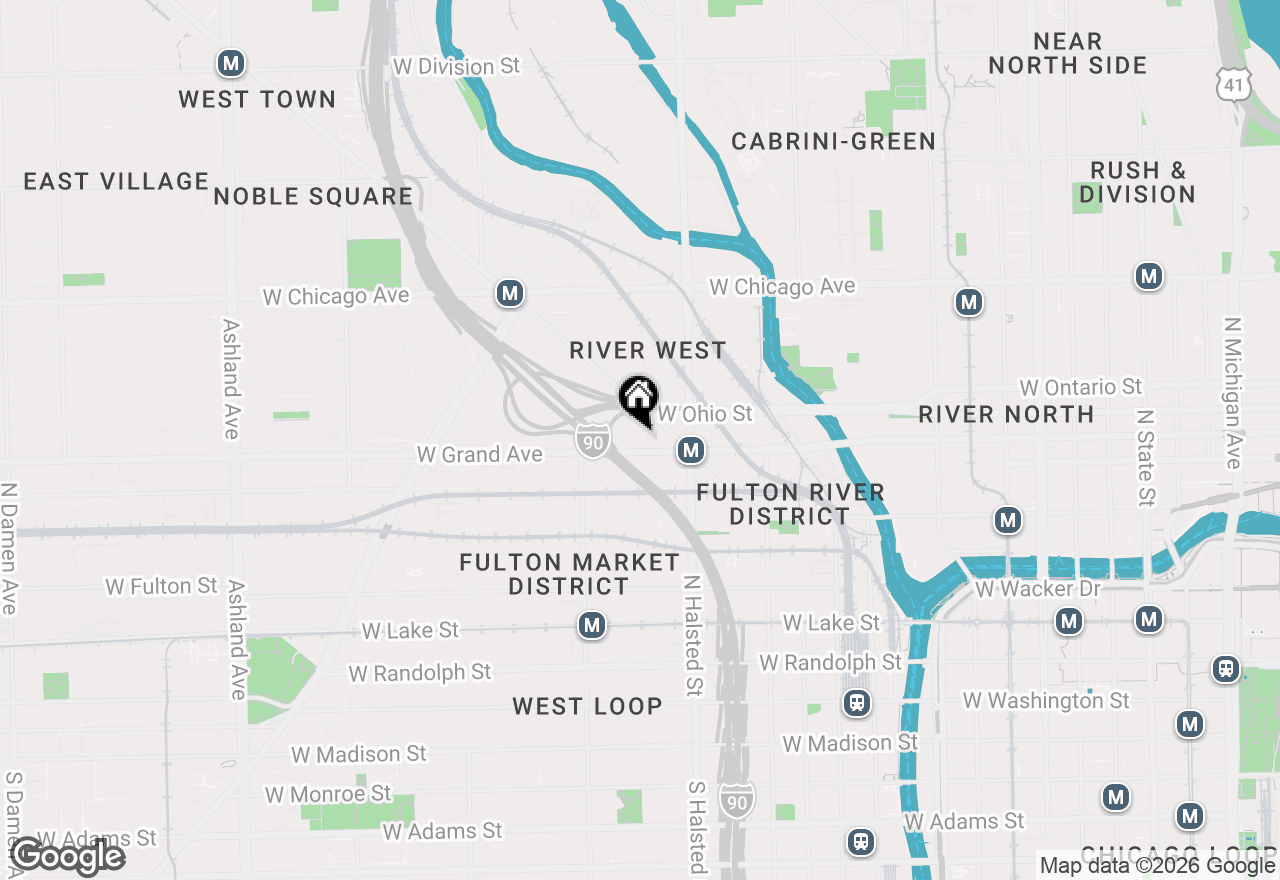 Map of 511 N Peoria Street, Chicago, IL 60642