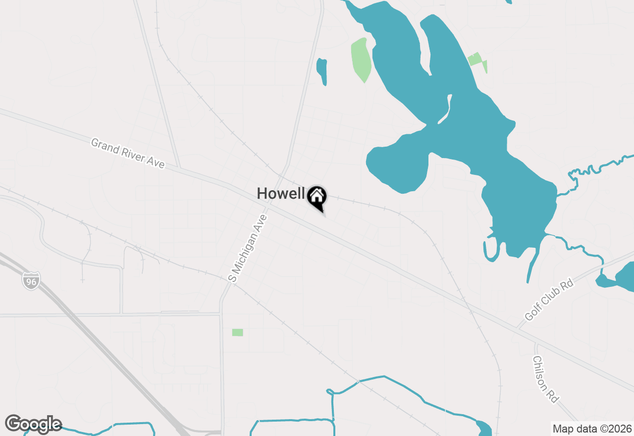 Map of 421 E Clinton Street, Howell, MI 48843