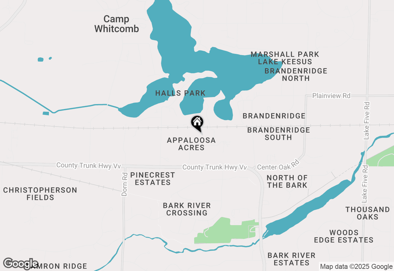 Map of N77W28784 Appaloosa Ln, Hartland, WI 53029