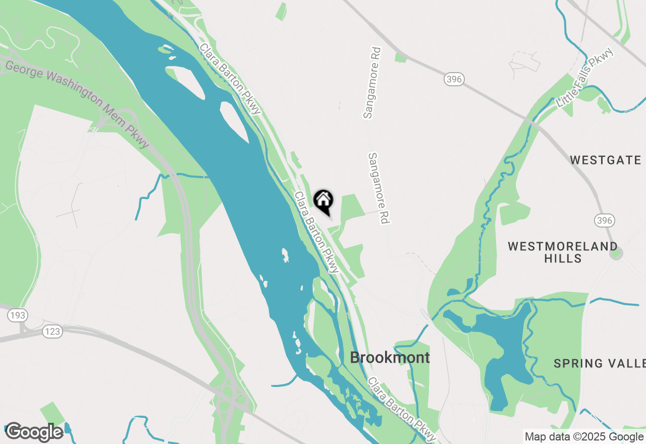 Map of 6671 Macarthur Boulevard, Bethesda, MD 20816