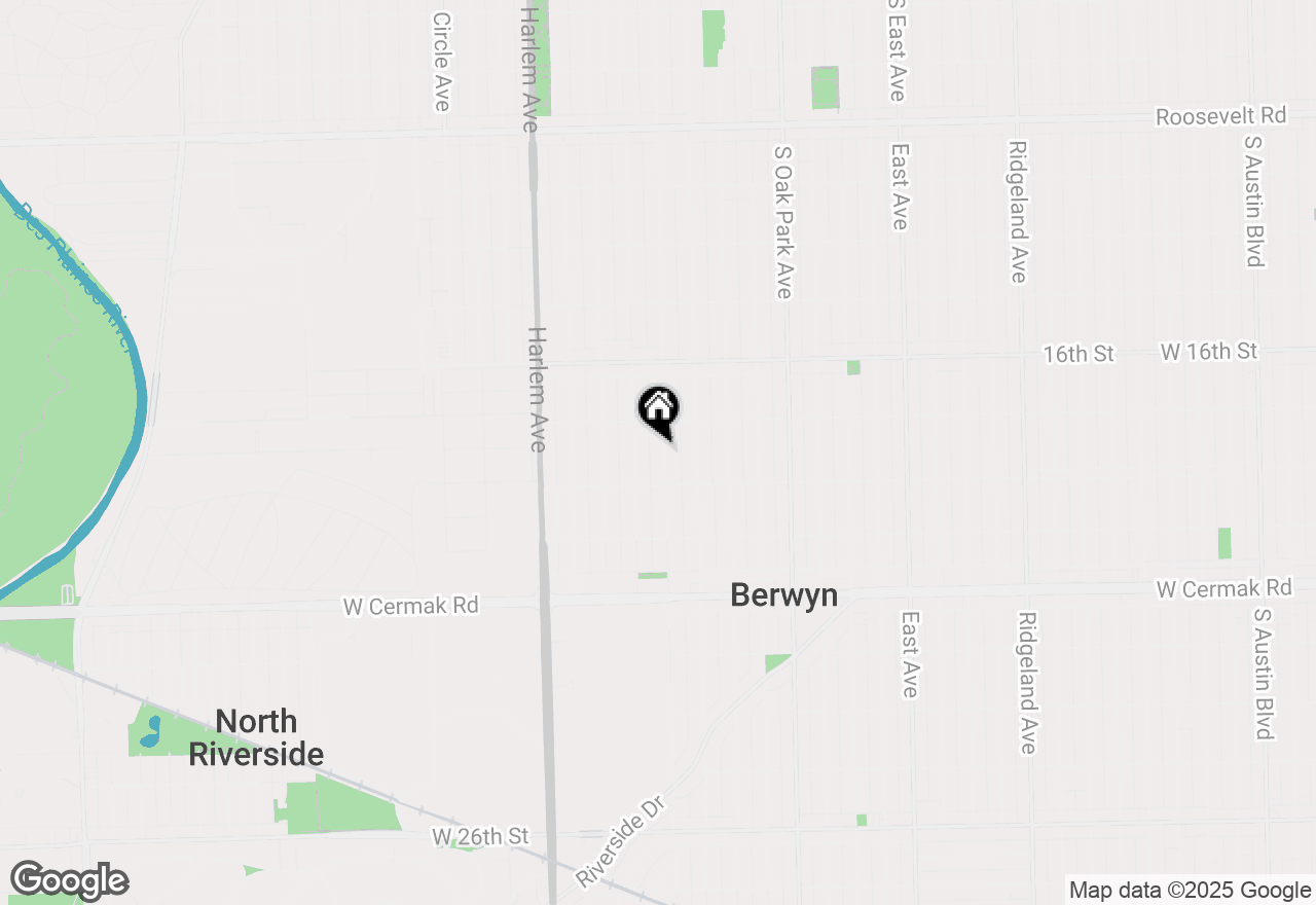 Map of 1826 Home Avenue, Berwyn, IL 60402