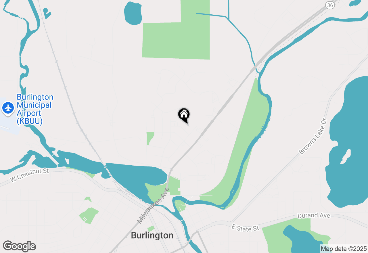 Map of 340 Joan St #342, 344, 346, Burlington, WI 53105