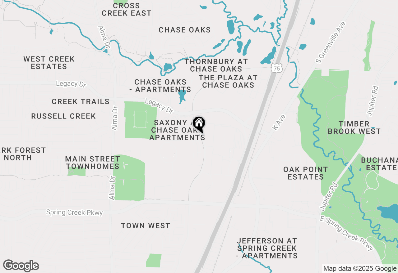Map of 6652 Federal Hall Street, Plano, TX 75023