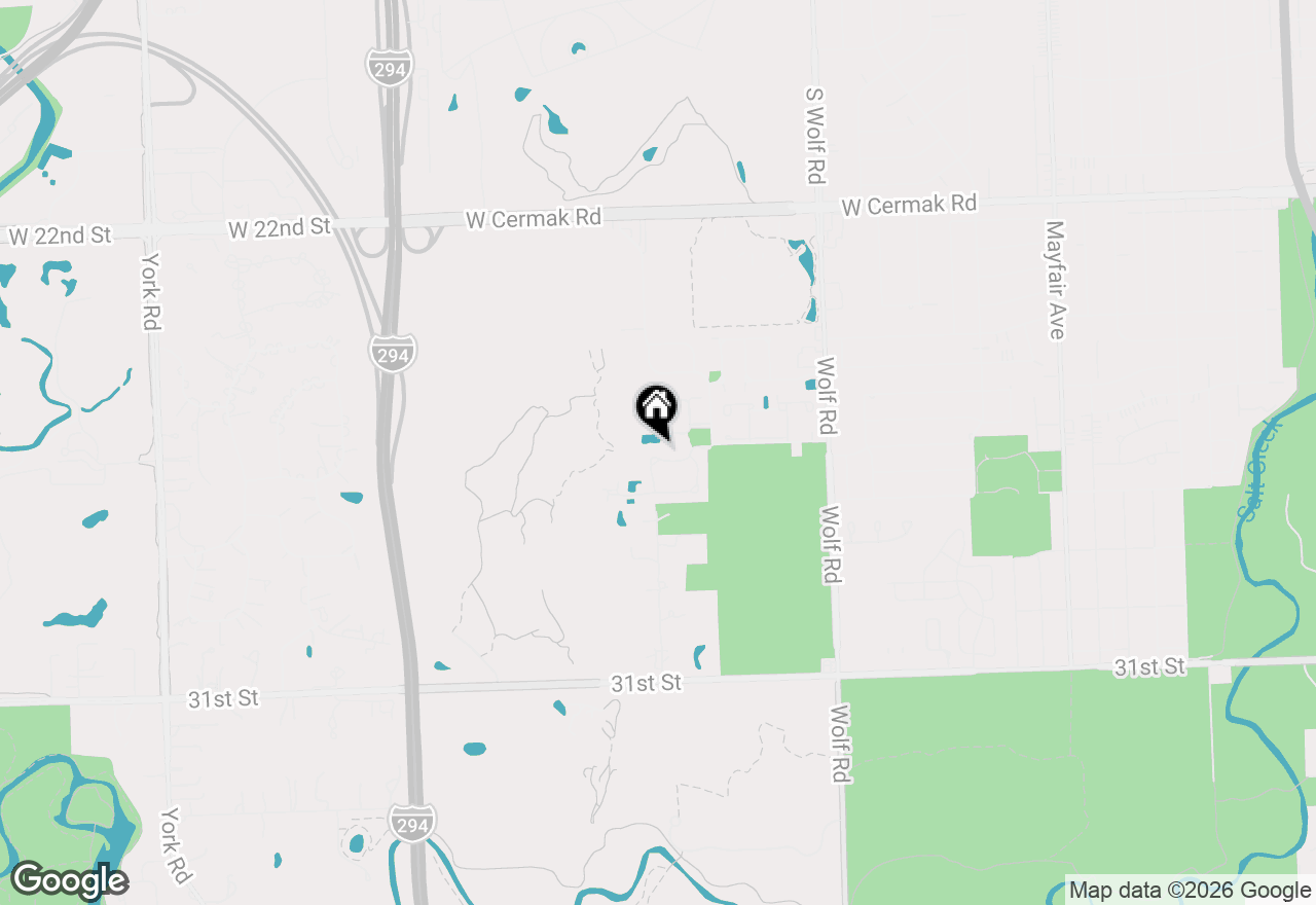 Map of 11466 Ashley Woods Drive, Westchester, IL 60154