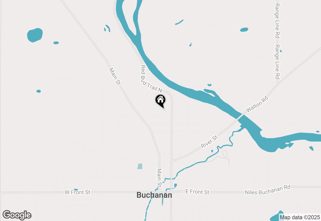 Map of 126 Bluff Street, Buchanan, MI 49107