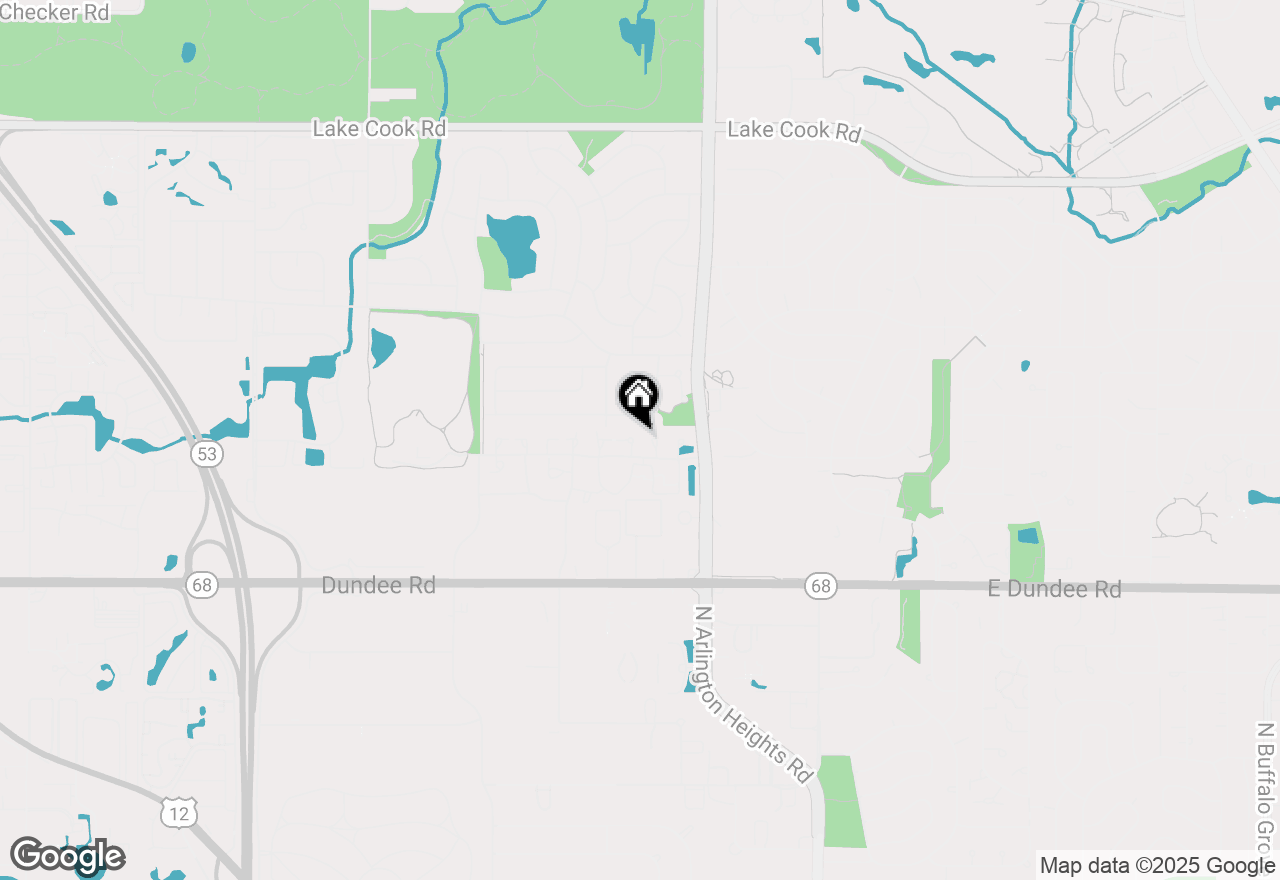 Map of 456 W Happfield Drive #9CL, Arlington Heights, IL 60004