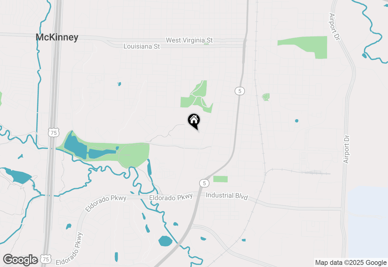 Map of 1205 Cherry Point, Mckinney, TX 75069