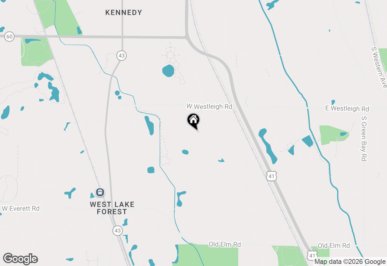 Map of 580 Broadsmore Drive #A, Lake Forest, IL 60045