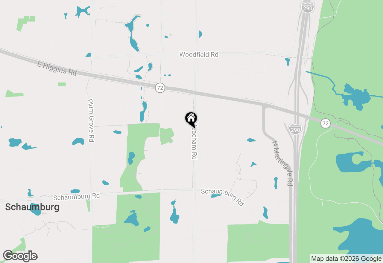 Map of 135 Corsaire Lane, Schaumburg, IL 60173