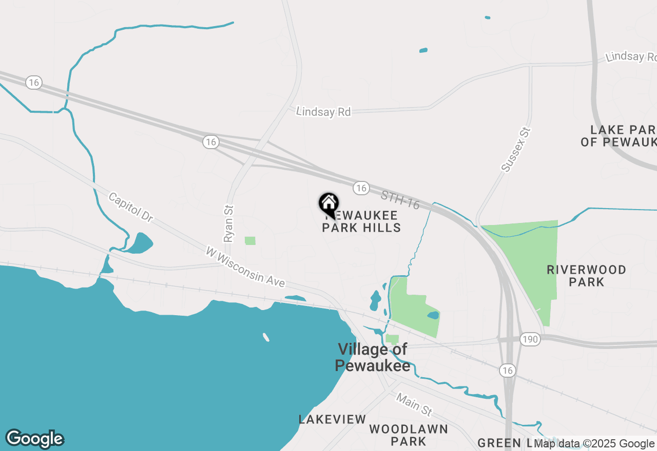 Map of 513 Partridge Ct, Pewaukee, WI 53072