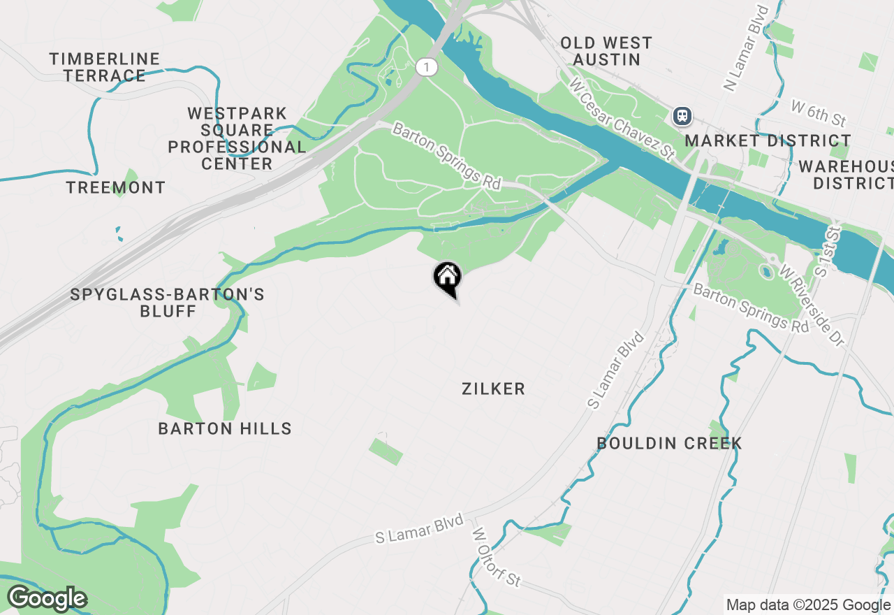 Map of 1121 Azie Morton Rd, Austin, TX 78704