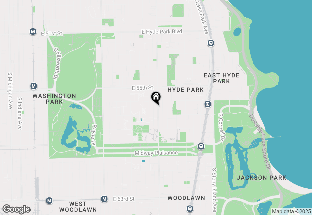 Map of 5626 S Woodlawn Avenue, Chicago, IL 60637