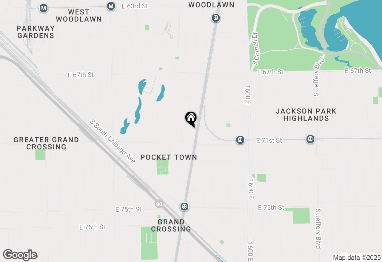 Map of 7022 S Kimbark Avenue, Chicago, IL 60637