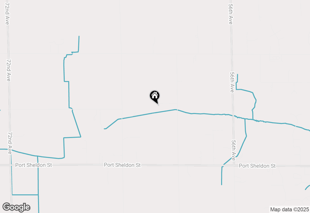 Map of 6131 Deertrail Court, Hudsonville, MI 49426