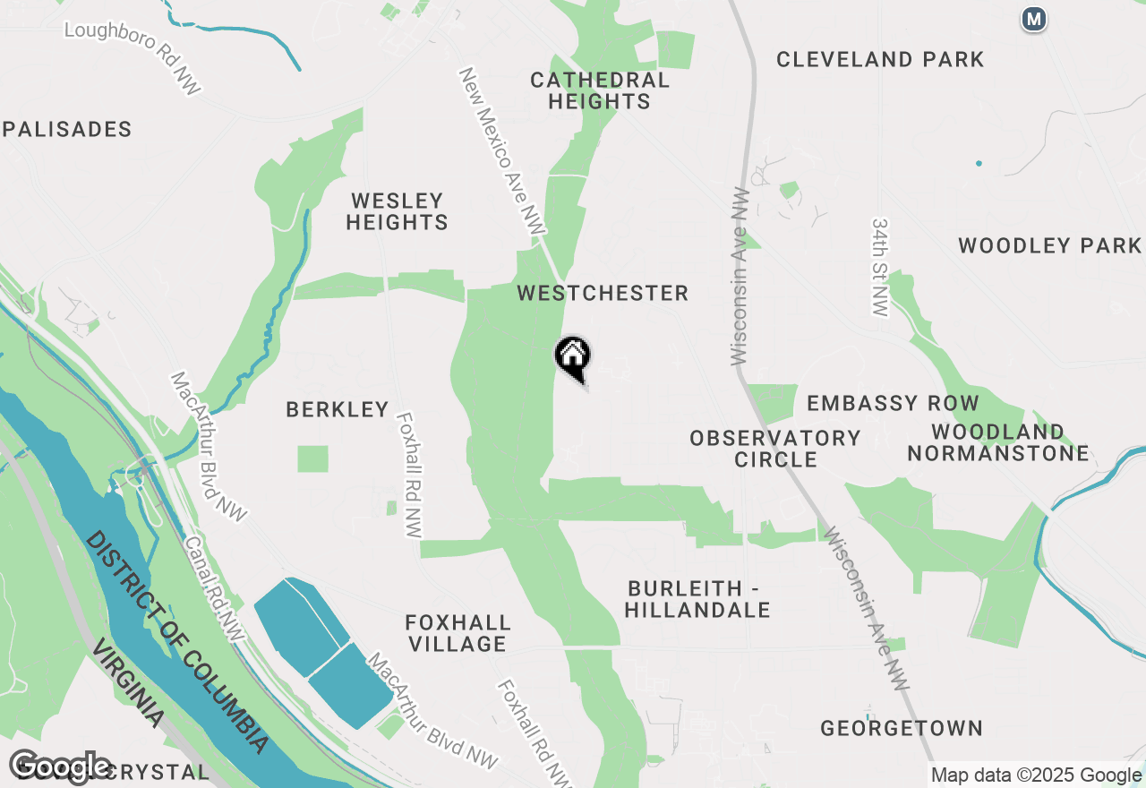 Map of 2400 41st Street Nw #401, Washington, DC 20007