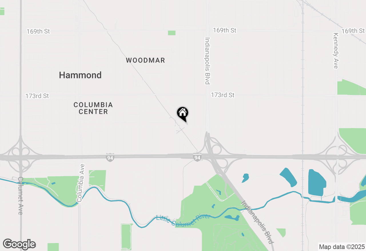 Map of 7454 Southeastern Avenue, Hammond, IN 46324