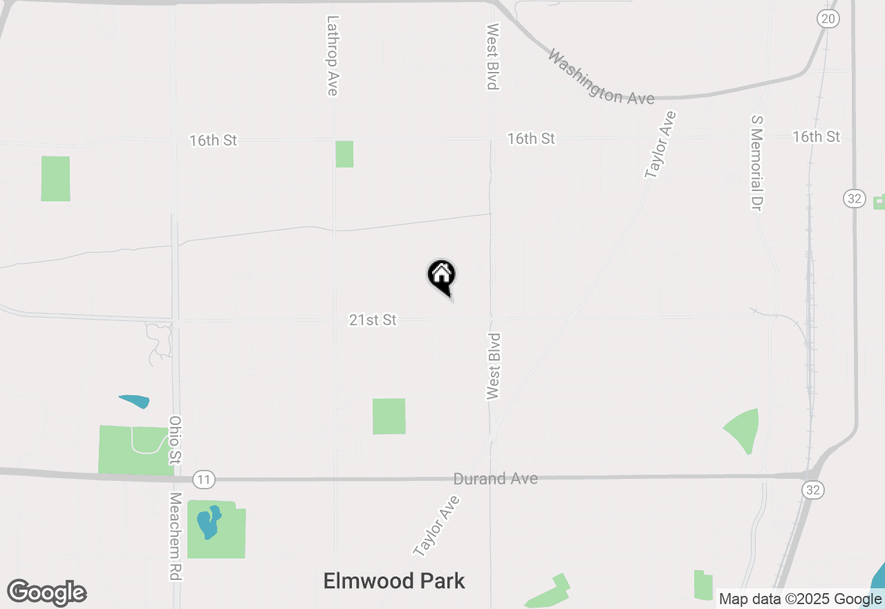 Map of 2049 Blaine Ave, Racine, WI 53405