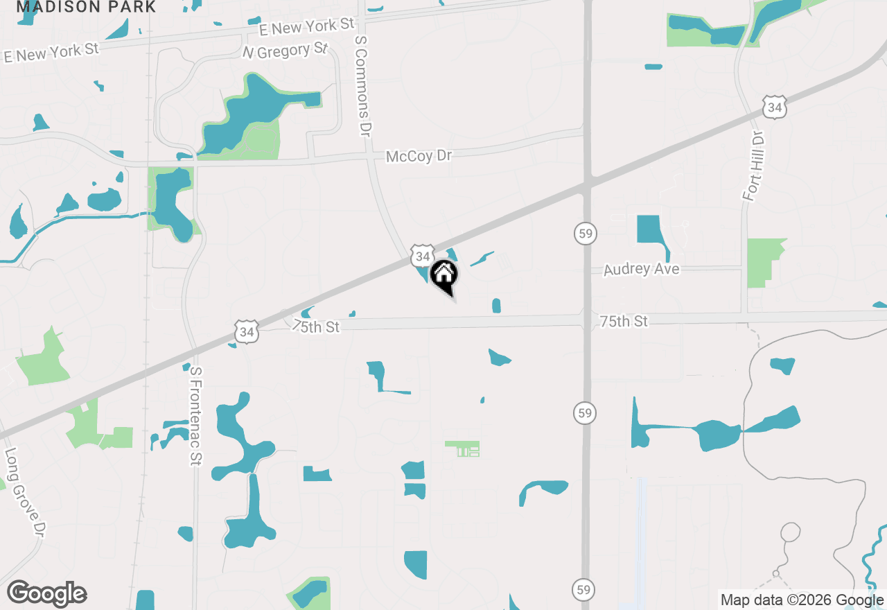 Map of 4132 Landing Drive #2C, Aurora, IL 60504