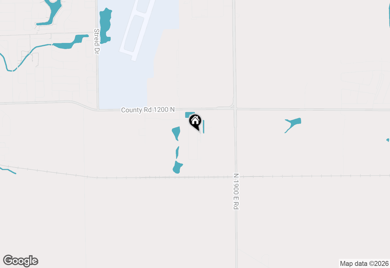 Map of 1801 Glenbridge Road, Bloomington, IL 61704
