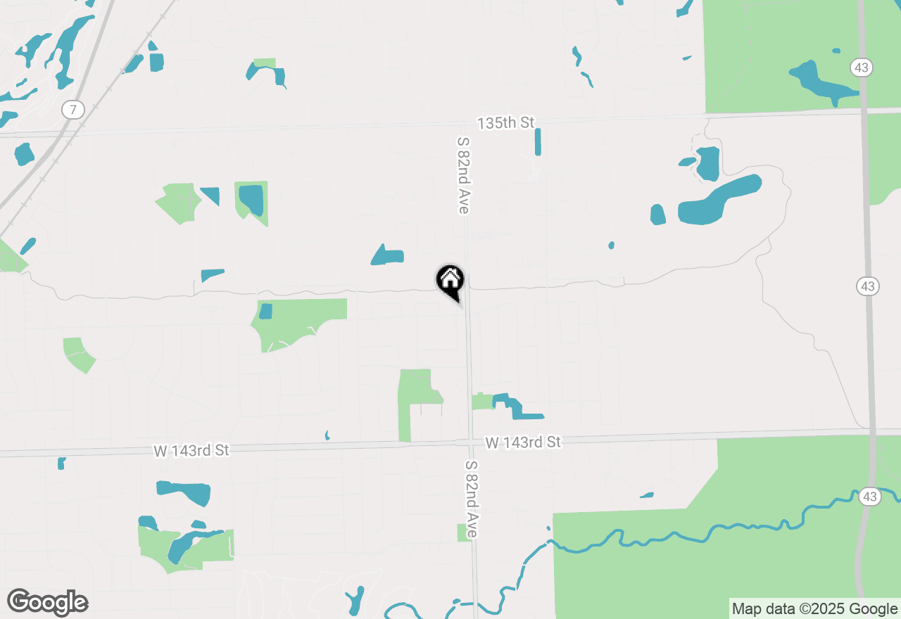 Map of 8228 W 140th Street #8228, Orland Park, IL 60462