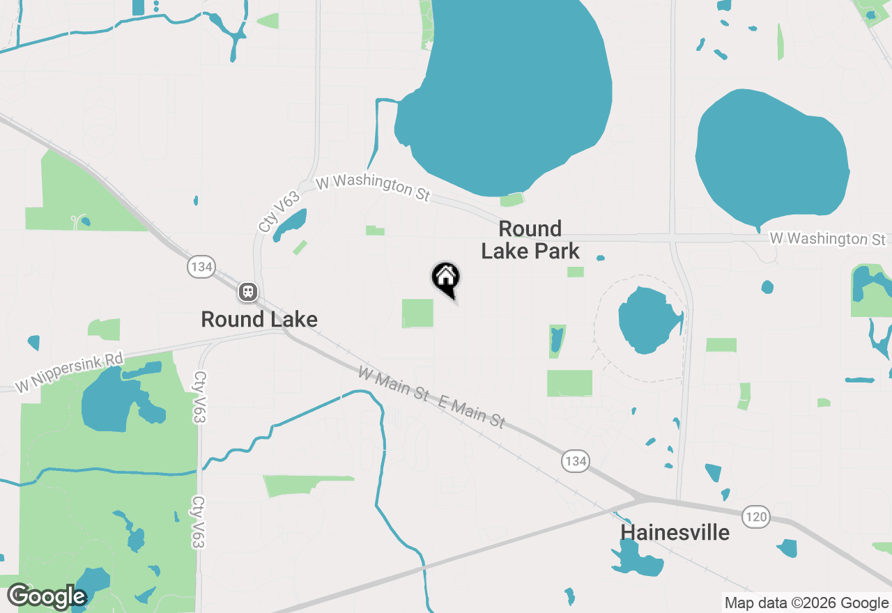 Map of 306 Brierhill Drive, Round Lake Park, IL 60073