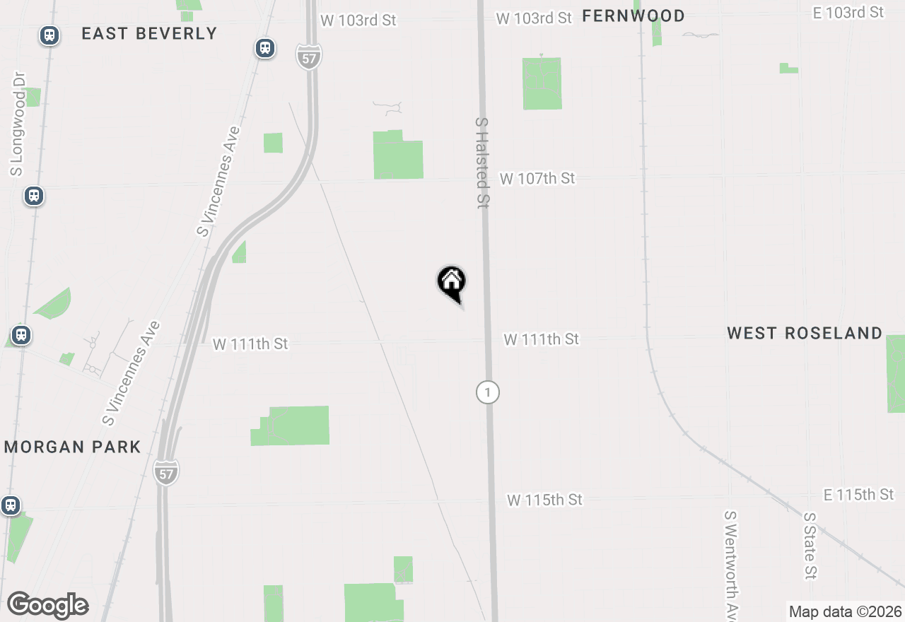 Map of 11015 S Peoria Street, Chicago, IL 60643