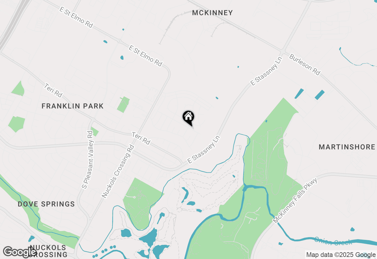 Map of 5707 Fence Row, Austin, TX 78744