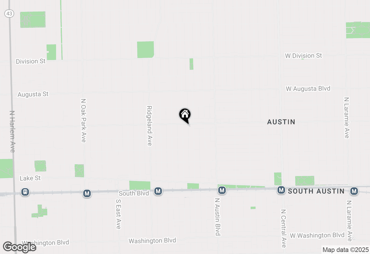 Map of 430 N Lombard Avenue, Oak Park, IL 60302