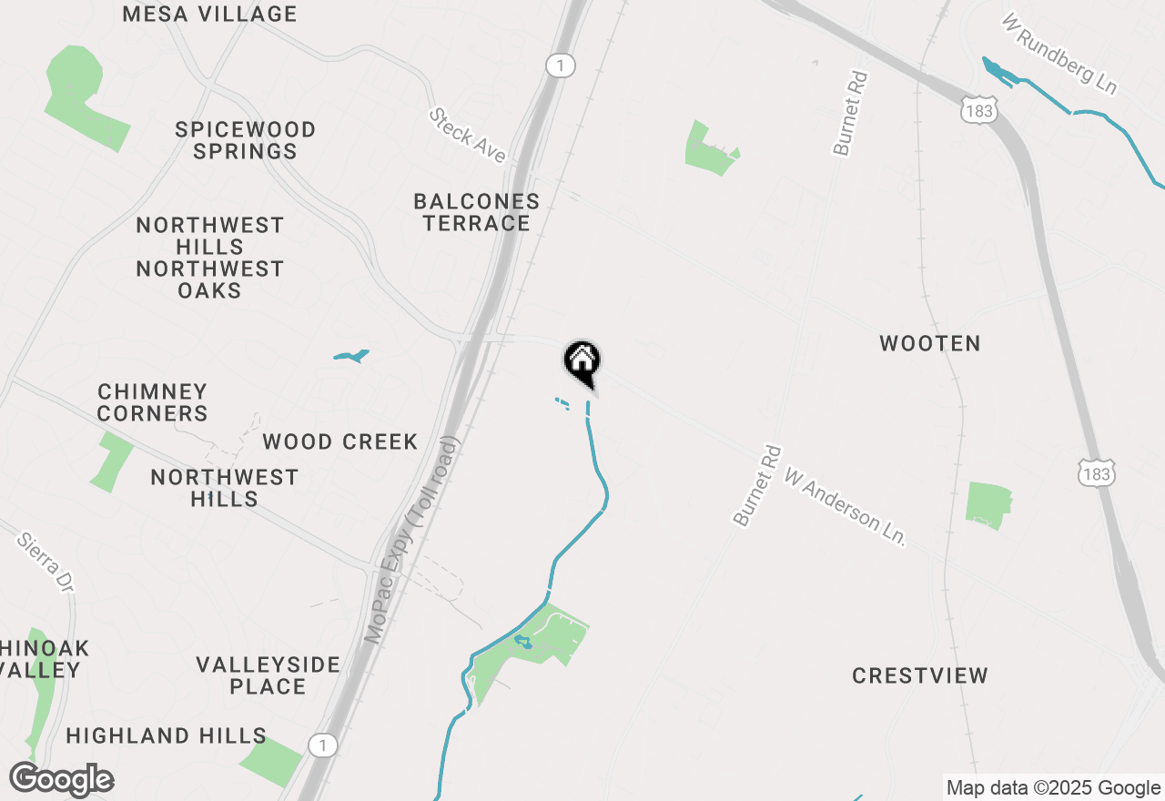 Map of 7801 Shoal Creek Blvd #147, Austin, TX 78757