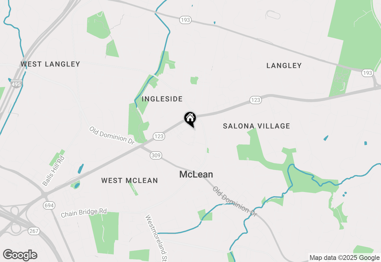 Map of 6800 Fleetwood Road #208, Mclean, VA 22101