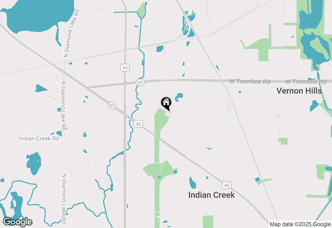 Map of 580 Muskegan Court #580, Vernon Hills, IL 60061