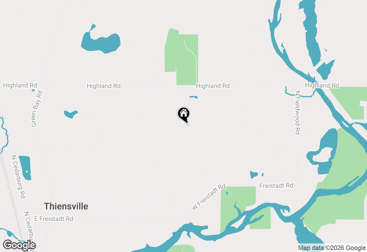 Map of 12605 N St Anne Ln, Mequon, WI 53092