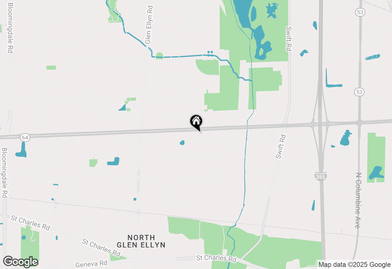 Map of 737 E North Avenue, Glendale Heights, IL 60139