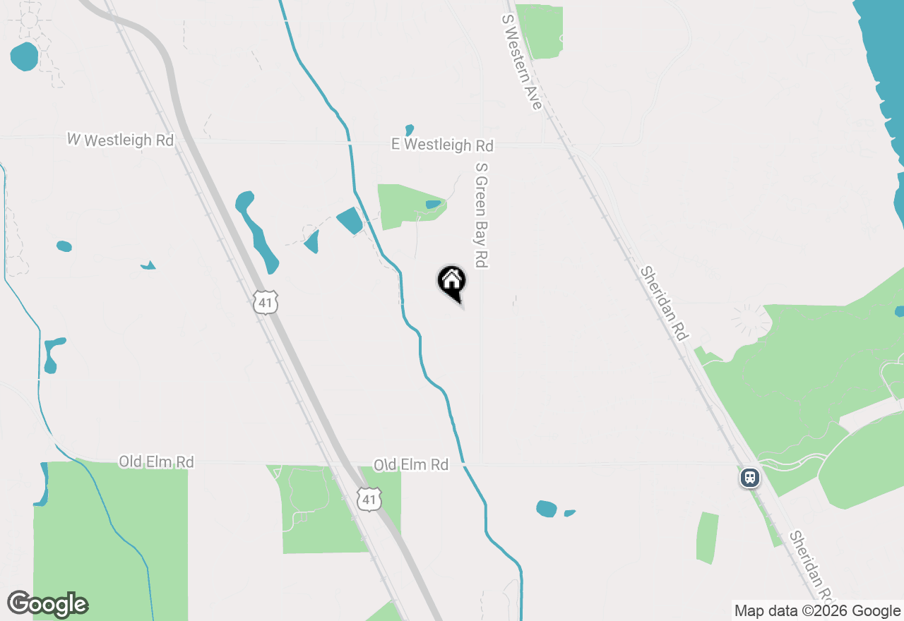 Map of 322 Greenwood Avenue, Lake Forest, IL 60045
