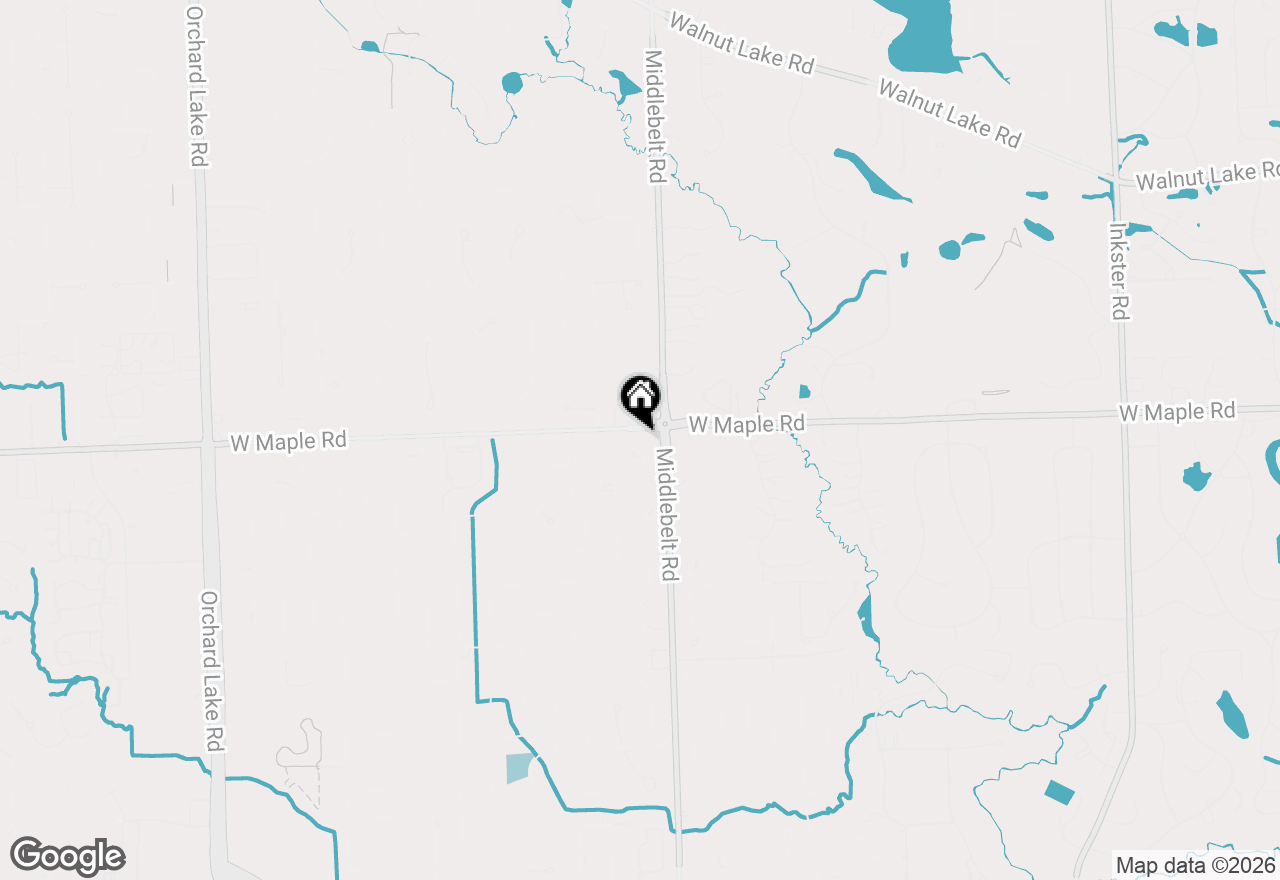 Map of 5316 Centerbrook Drive, West Bloomfield, MI 48322