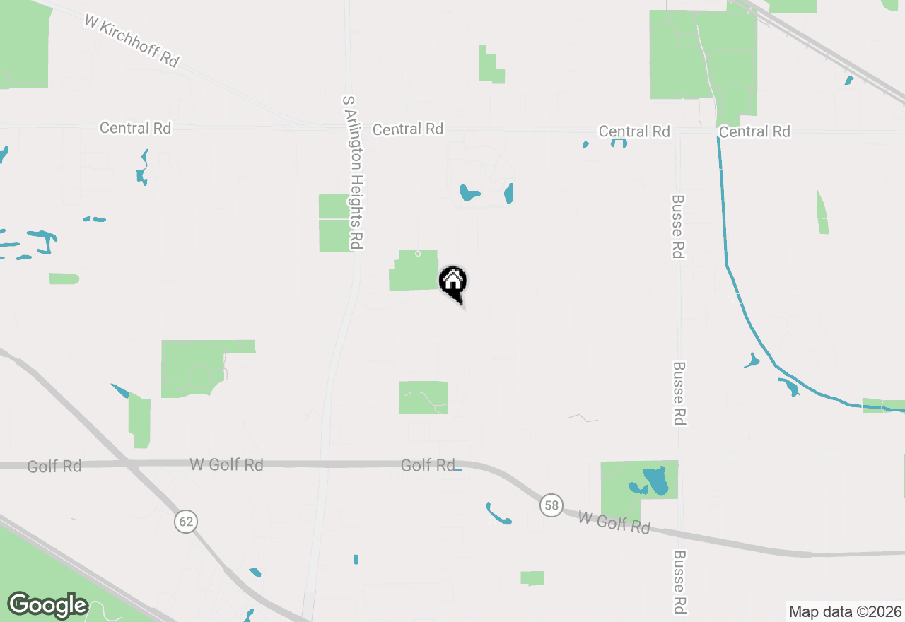 Map of 404 S Helena Avenue, Mount Prospect, IL 60056