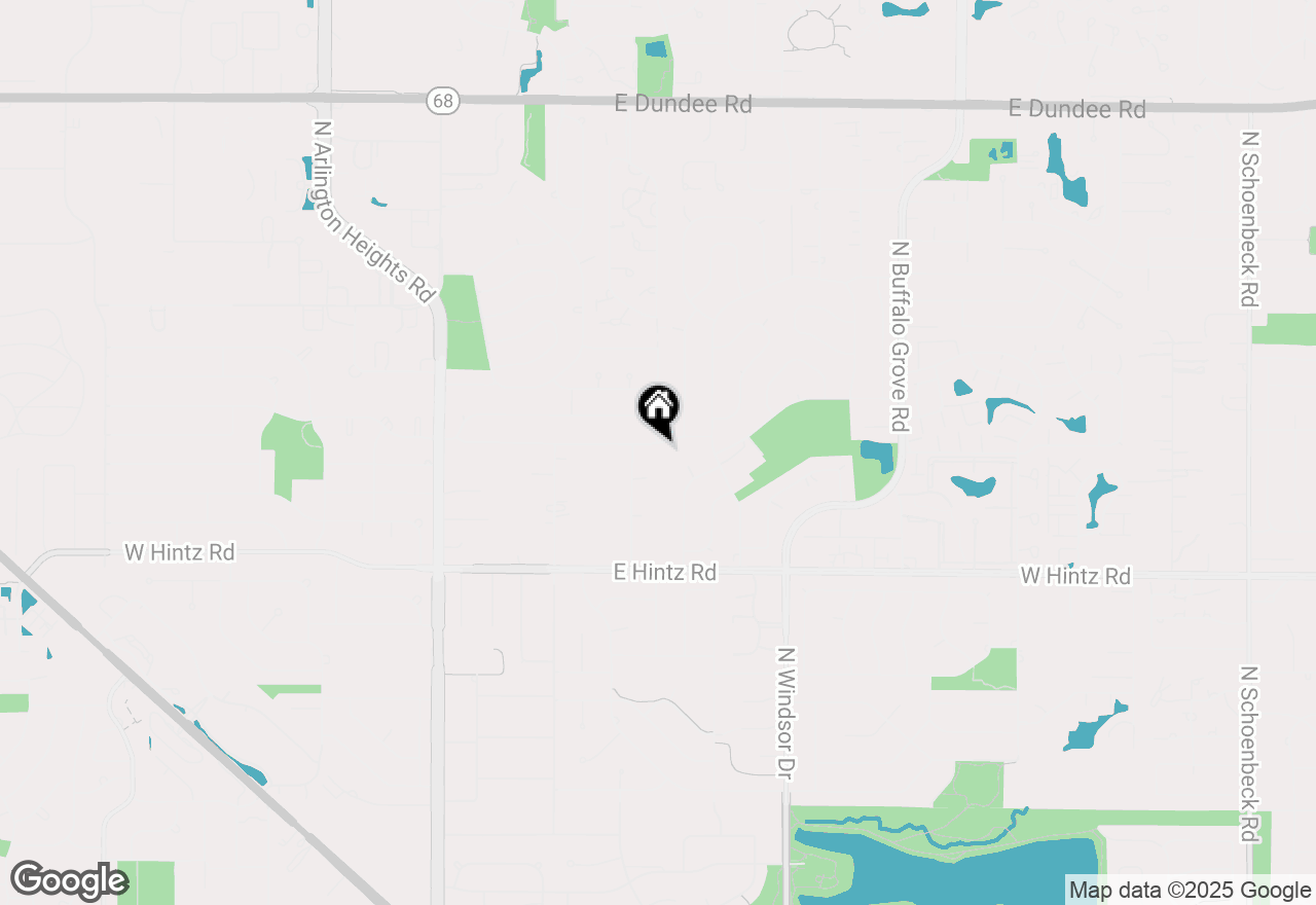 Map of 915 E Burr Oak Drive, Arlington Heights, IL 60004