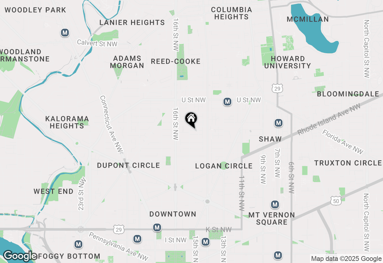 Map of 1715 15th Street Nw #23, Washington, DC 20009