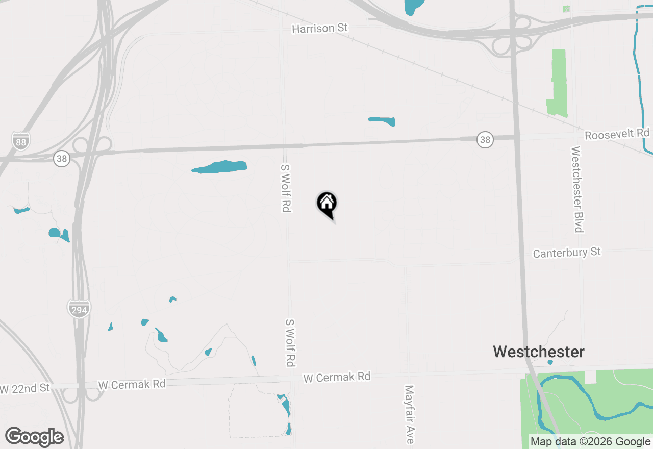 Map of 1446 Highridge Parkway, Westchester, IL 60154