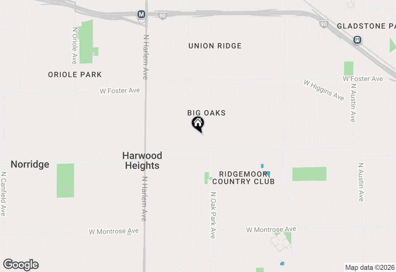 Map of 4849 N Newland Avenue, Chicago, IL 60656