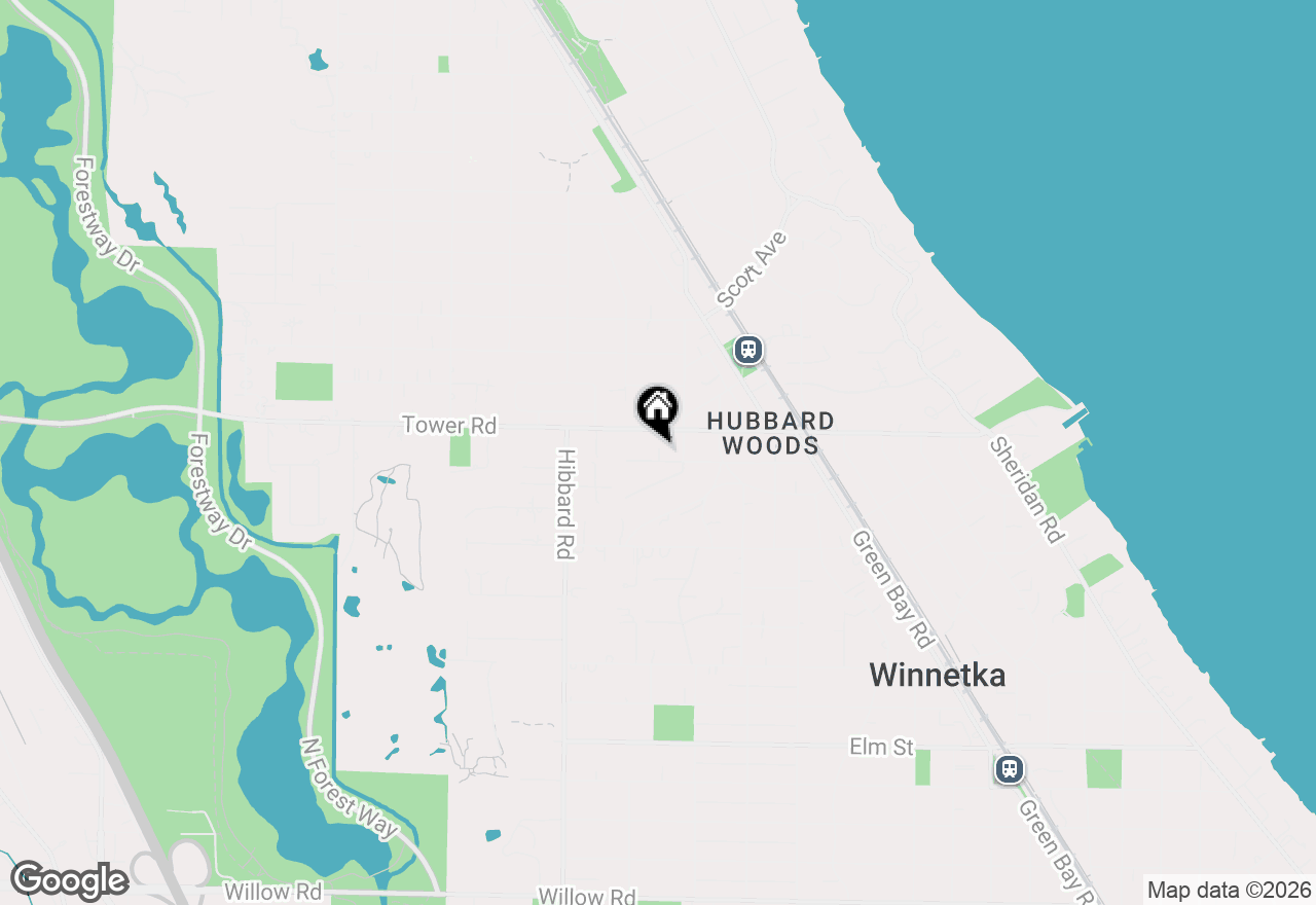 Map of 1159 Chatfield Road, Winnetka, IL 60093