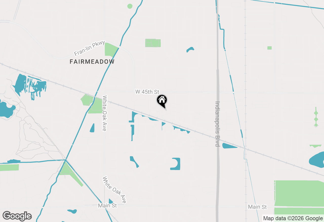 Map of 9814 Wildwood Court #1C, Highland, IN 46322