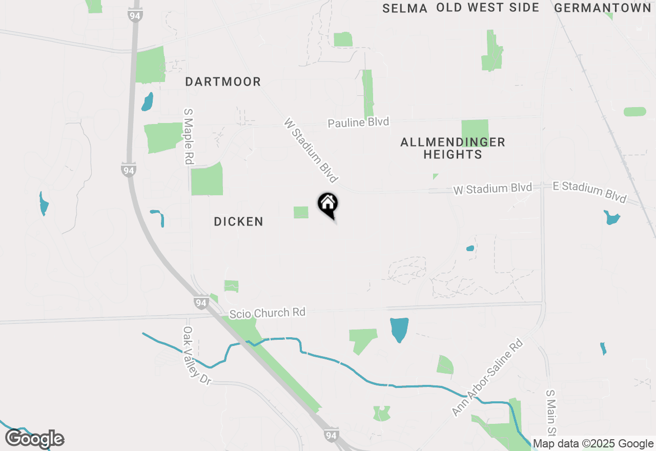 Map of 1511 Catalina Drive, Ann Arbor, MI 48103