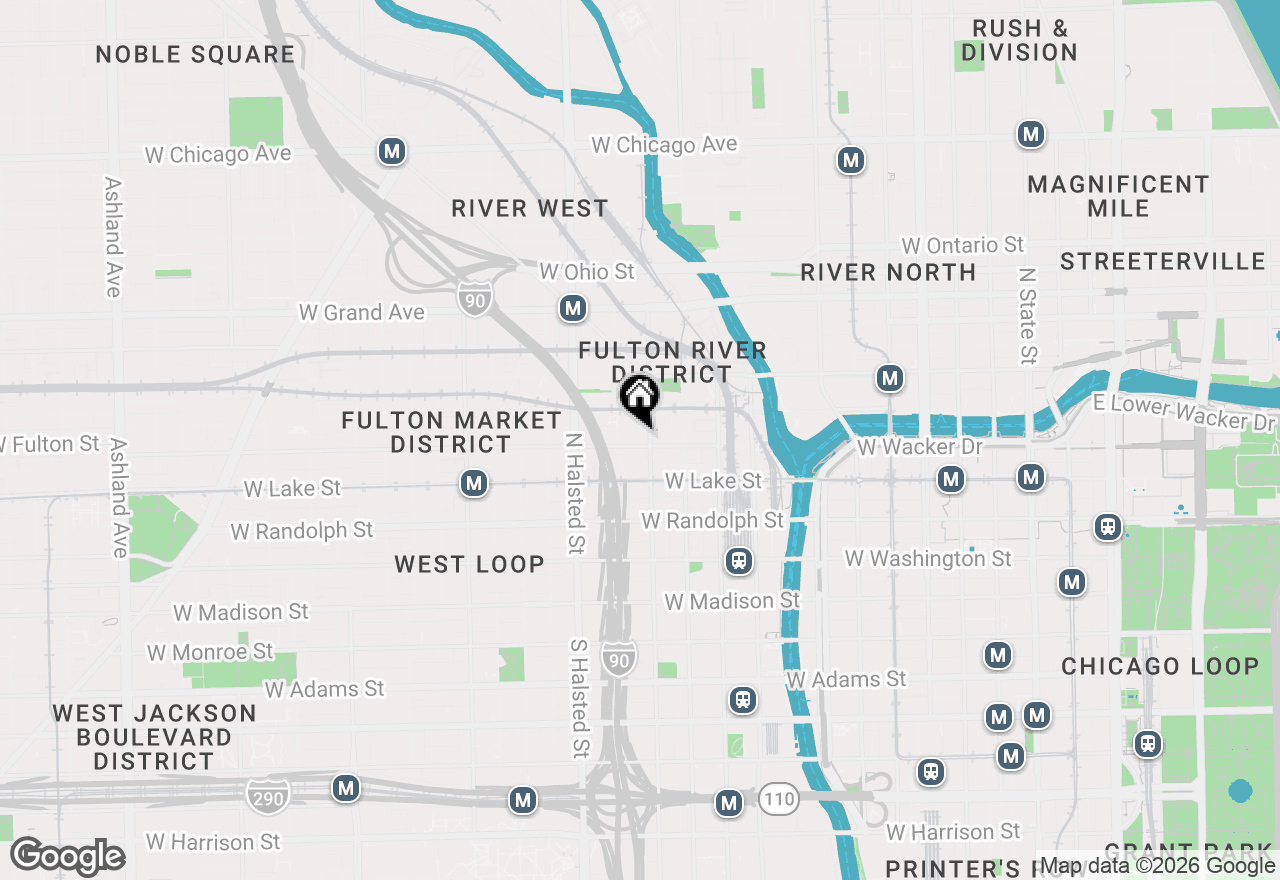 Map of 671 W Wayman Street #C, Chicago, IL 60661