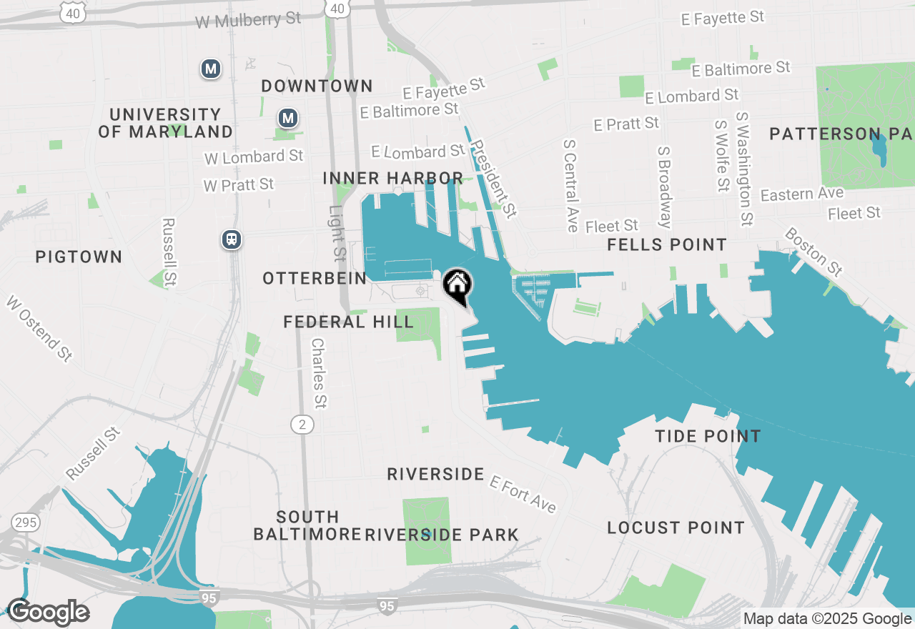 Map of 801 Key Highway #T-63, Baltimore, MD 21230