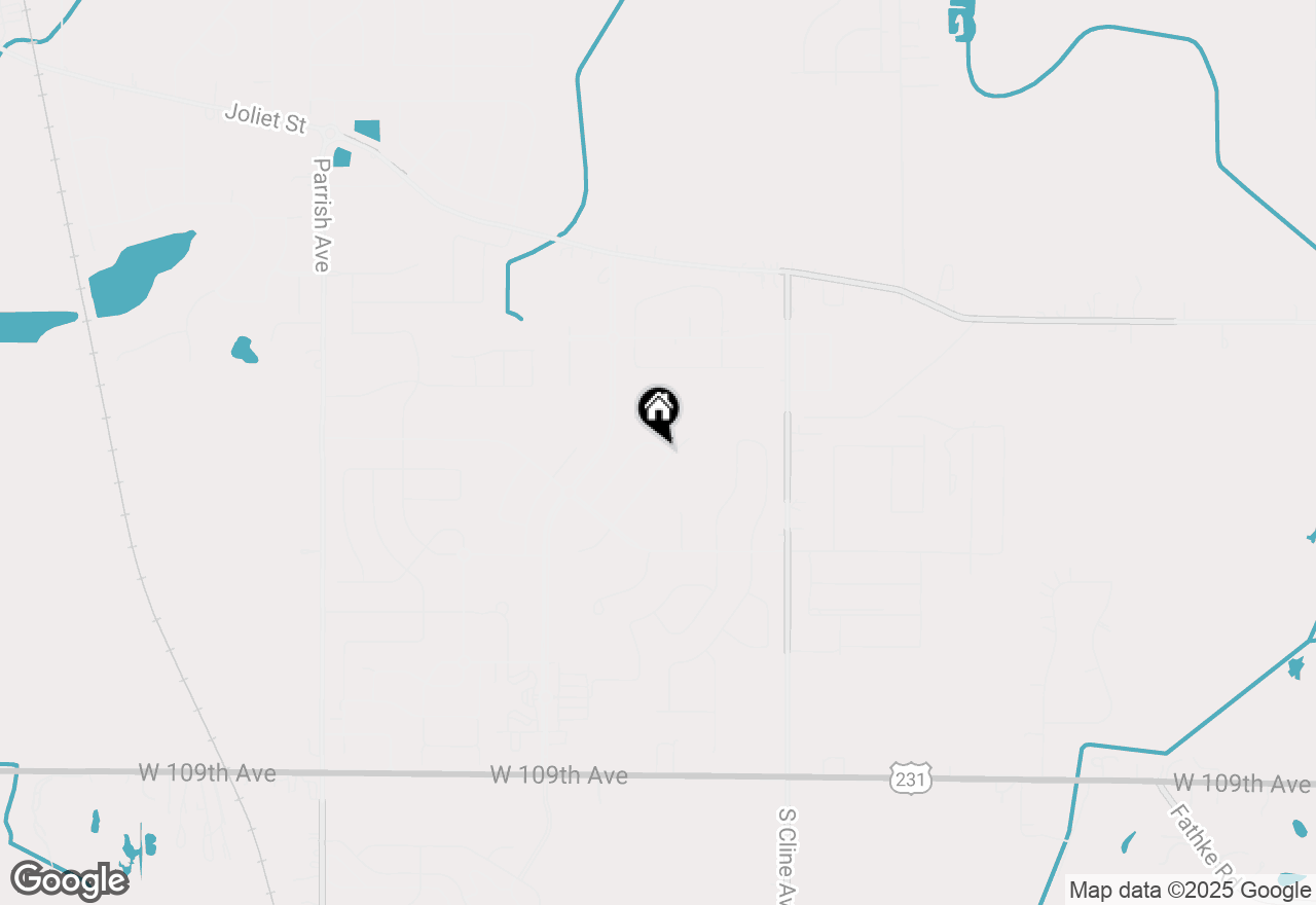 Map of 10328 Silver Maple Drive, St. John, IN 46373