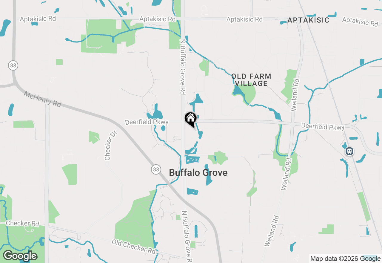 Map of 1090 Pine Tree Circle N, Buffalo Grove, IL 60089