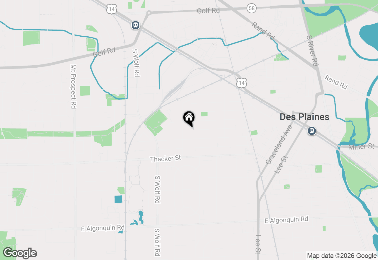 Map of 644 S 4th Avenue, Des Plaines, IL 60016