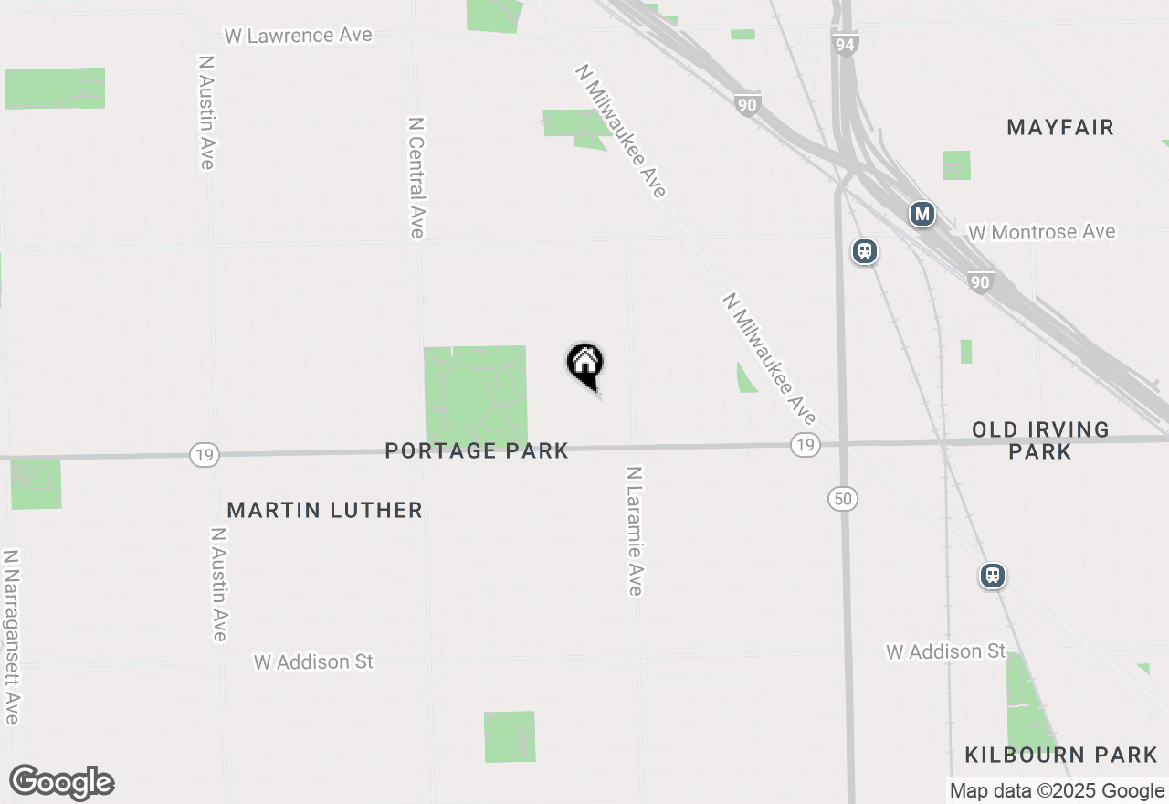 Map of 5255 W Belle Plaine Avenue, Chicago, IL 60641